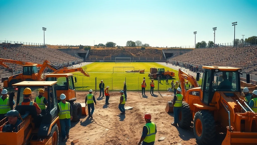 Dream symbol: football ground: scenarios: Dream of building a football ground
