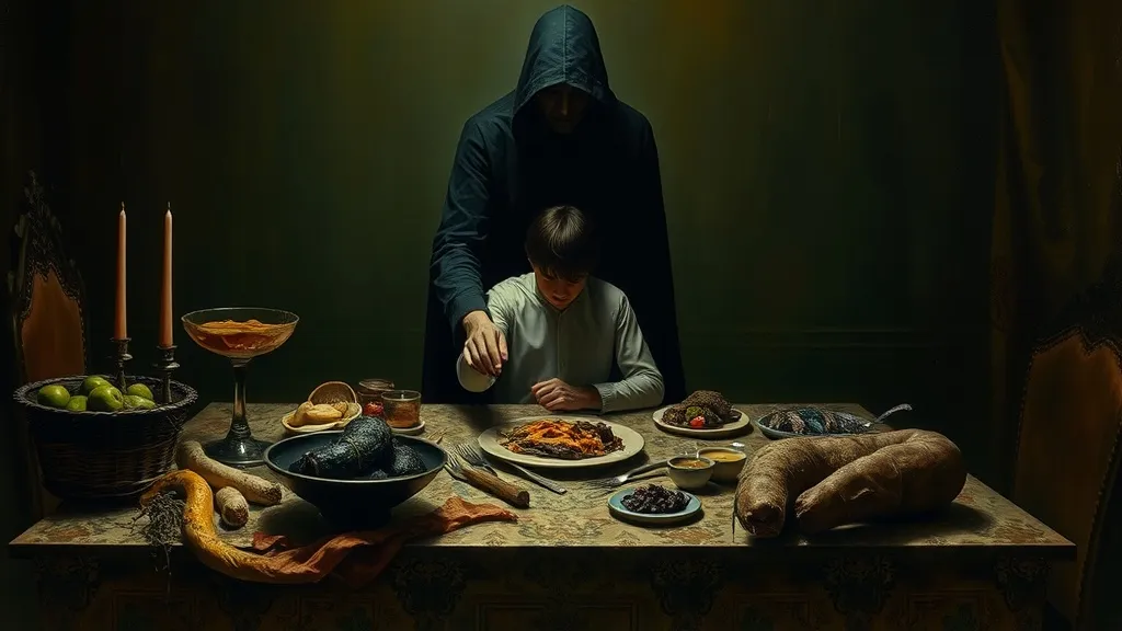 Dream symbol: forced eating: symbolism: Manipulation and Control by Others