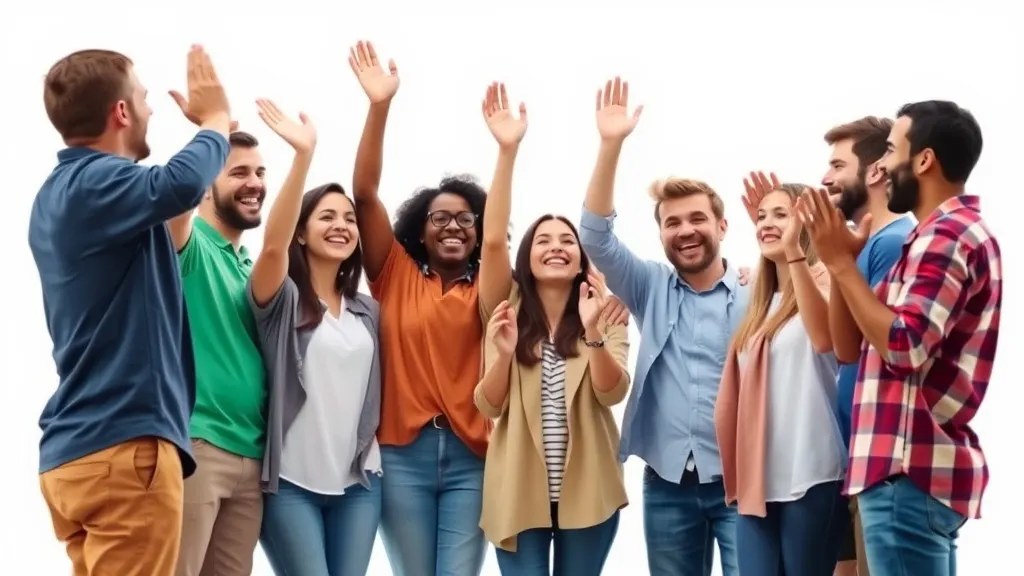 Dream symbol: friends cheering: symbolism: Affirmation and Support