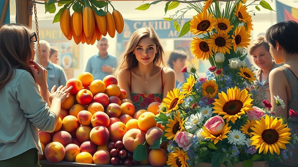 Dream symbol: fruits and flowers: scenarios: Dream About Selling Fruits and Flowers