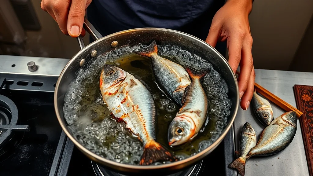 Dream symbol: frying fish: symbolism: Challenges and Obstacles