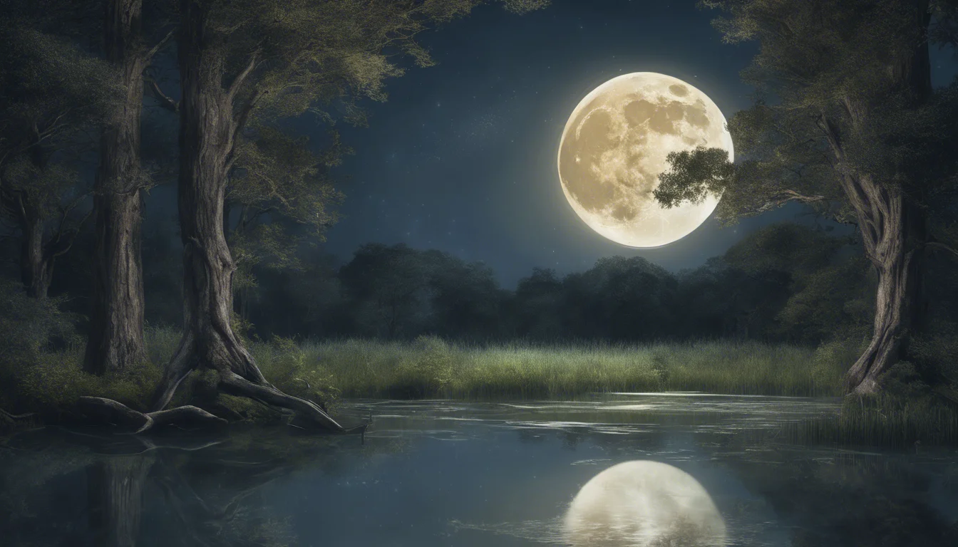 Dream symbol: full moon: scenarios: Dream of a Full Moon Shining on a Specific Location or Object