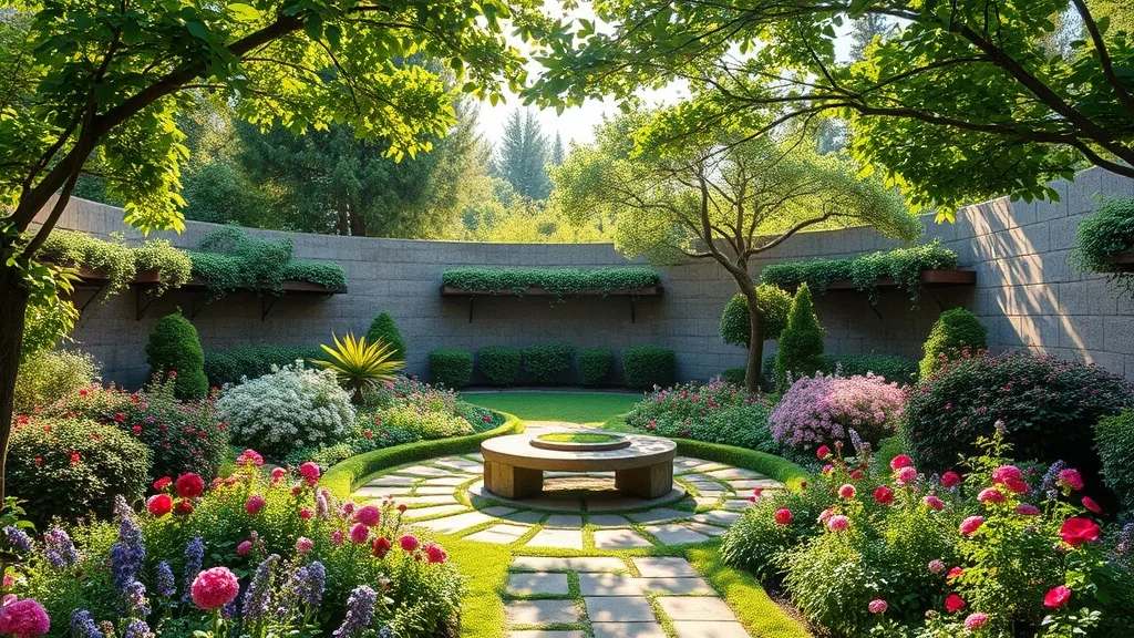 Dream symbol: circular garden: symbolism: Symbol of Protection and Safety