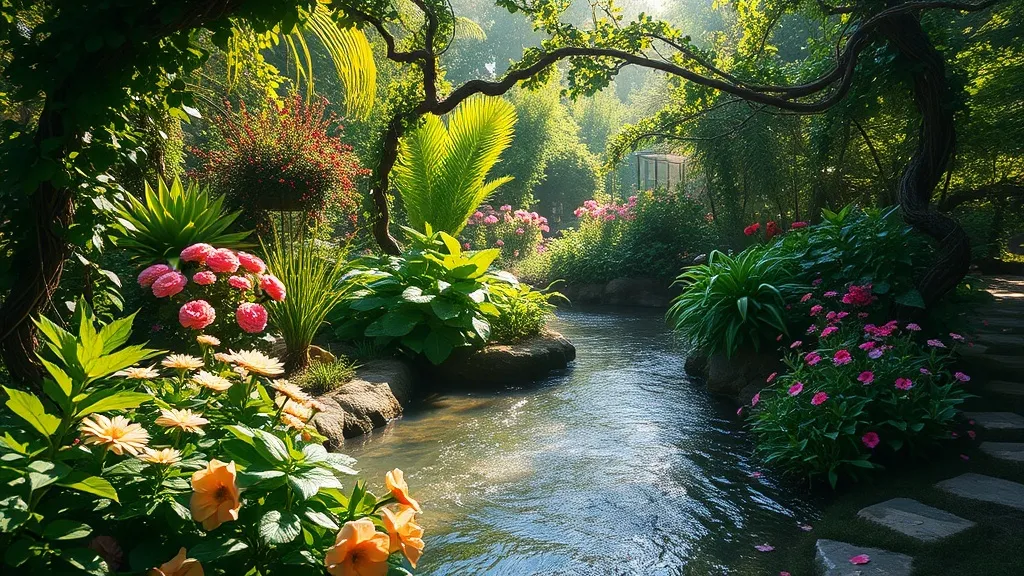 Dream symbol: garden with water and plants: demographics: Artists and Creative Professionals