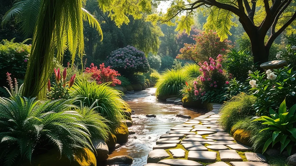 Dream symbol: garden with water and plants: intro