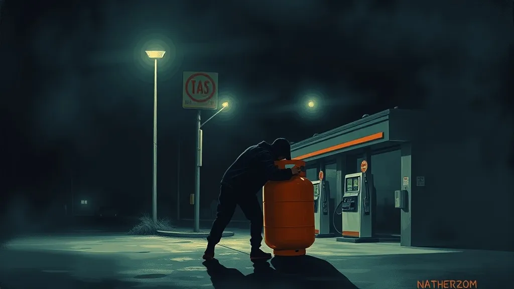 Dream symbol: gas station and gas cylinder: scenarios: Dream about a gas station robbery