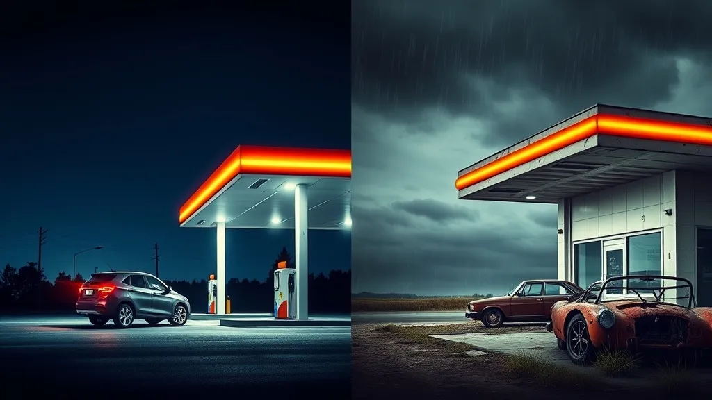Dream symbol: gas store: symbolism: Financial Stability and Security