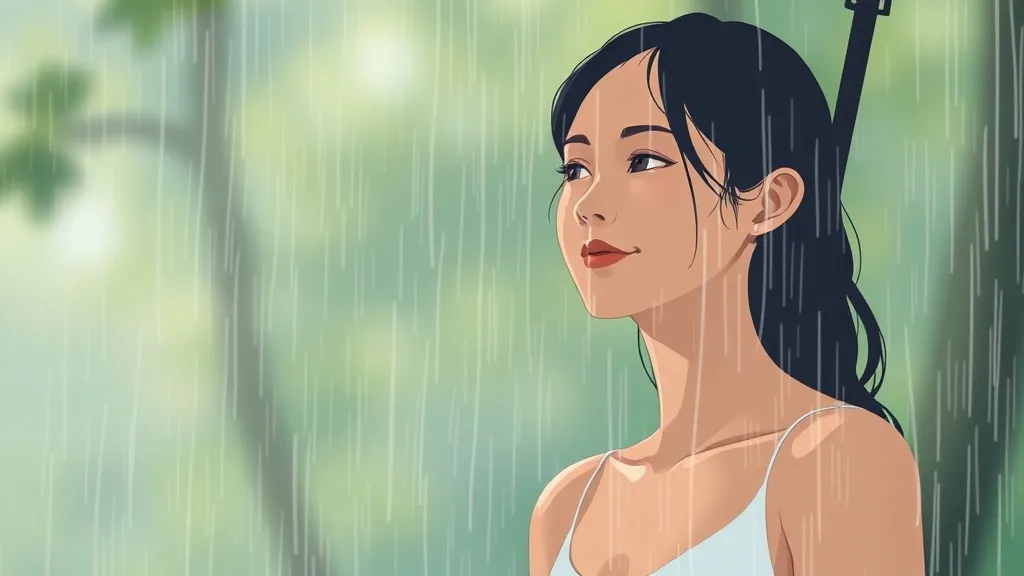 Dream symbol: gentle drizzle: symbolism: Unburdening and Letting Go of Stress