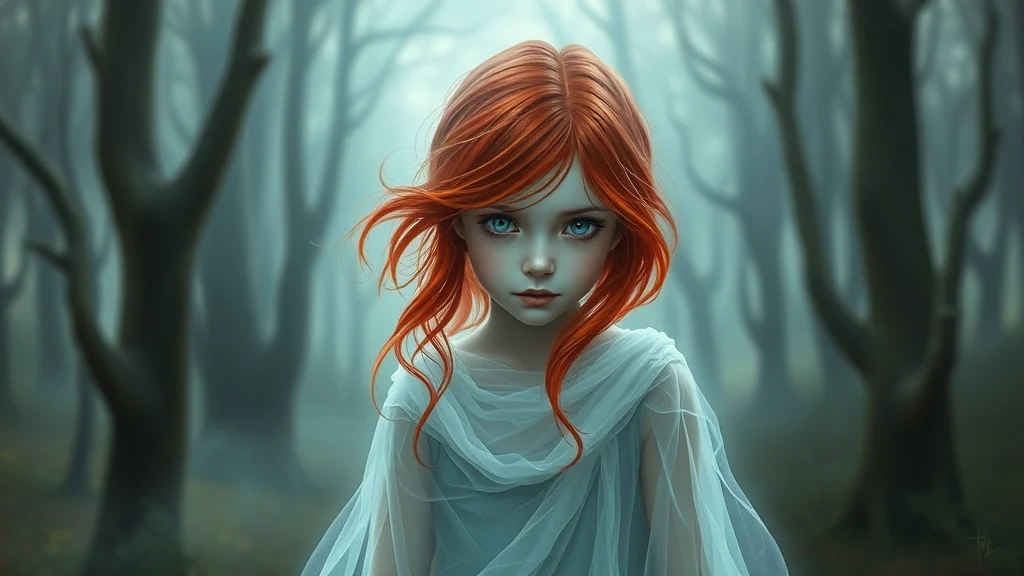 Dream symbol: ghost girl: scenarios: Dream of Ghost Girl with Red Hair