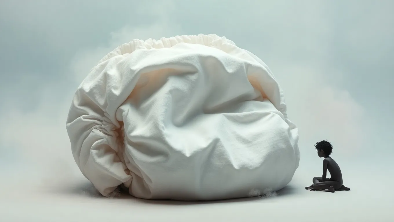 Dream symbol: giant diaper: symbolism: Reflection of Feelings of Helplessness