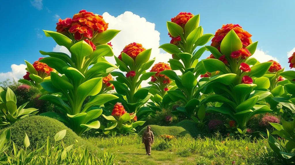 Dream symbol: big size: scenarios: Dream of Colossal Plants