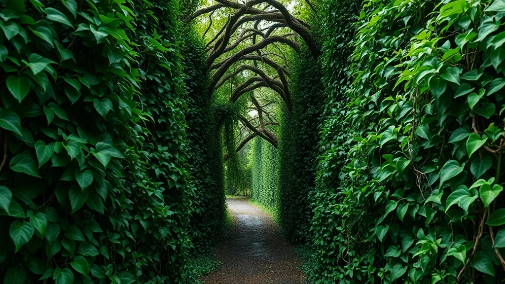 Dream symbol: giant green vine: scenarios: Dream of a Giant Green Vine Blocking Your Path