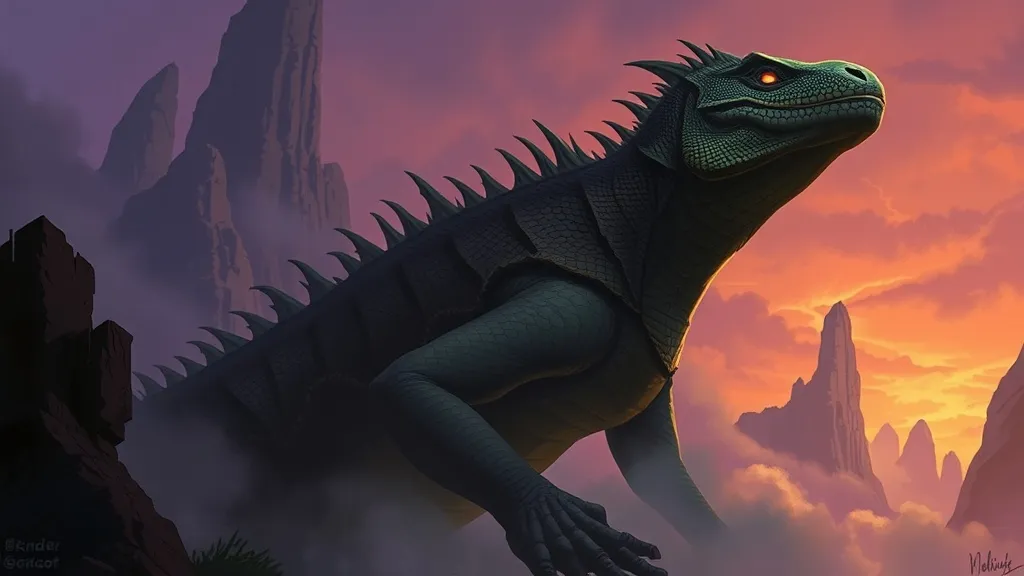 Giant Lizards in Dreams: Symbolism and Meaning