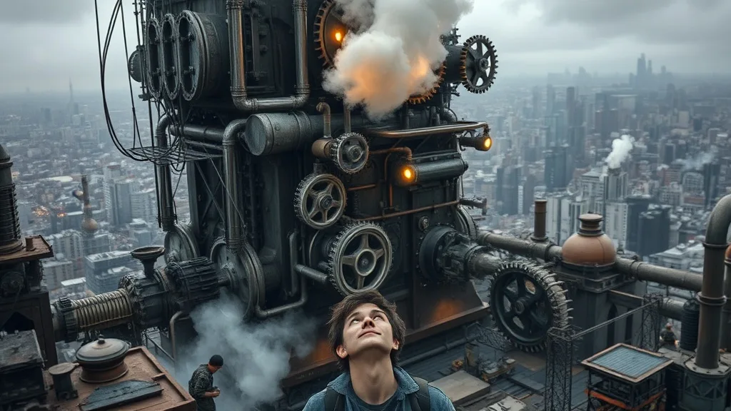 Dream symbol: giant metal contraption: symbolism: Industrialization and Technological Progress