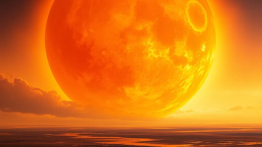 Giant Orange Sun: Dream Symbolism & Meaning