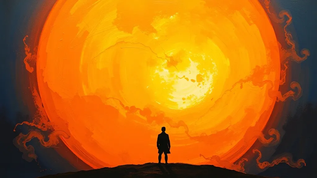 Dream symbol: giant orange sun: symbolism: The Importance of Self-Expression and Authenticity