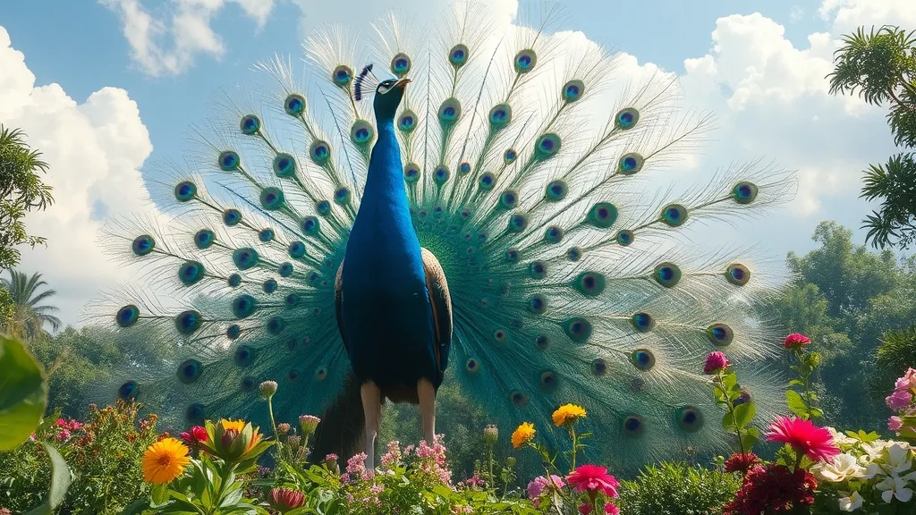 Dream symbol: giant peacock: symbolism: Transformation and Growth