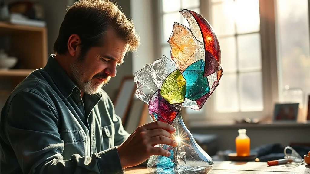 Dream symbol: glass sculpture: scenarios: Dream of a glass sculpture being repaired
