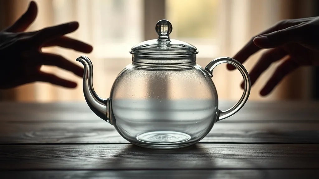 Dream symbol: glass teapot: symbolism: Warning Against Overexposure or Vulnerability