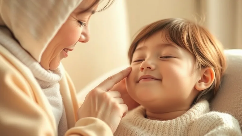 Dream symbol: gliding thumb on cheek: symbolism: Comfort and Nurturing