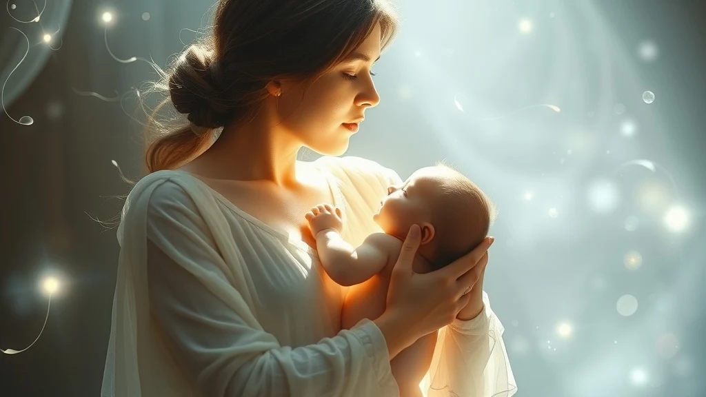 Dream symbol: glowing white baby: scenarios: Kiss a glowing white baby in a dream