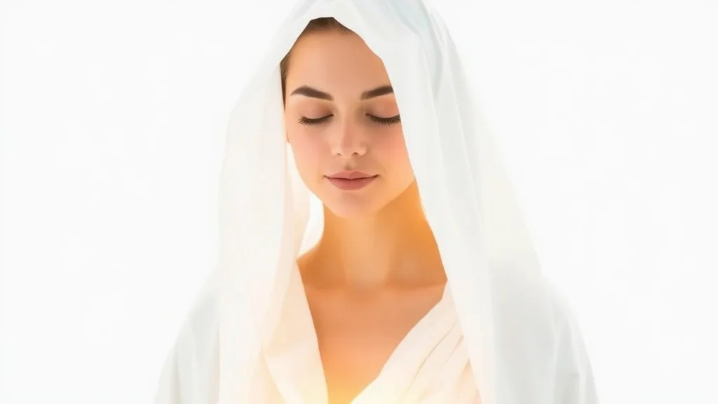 Dream symbol: glowing white woman: symbolism: Purity and Innocence
