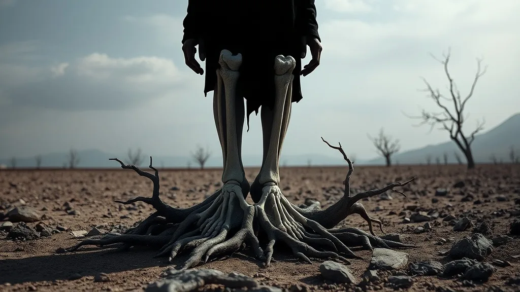 Dream symbol: gnarled boney feet: demographics: People Navigating Emotional Turmoil or Personal Struggles