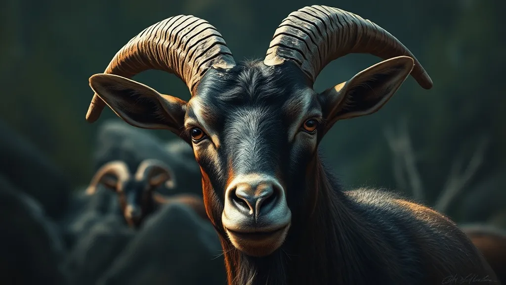 Dream symbol: goat head: symbolism: Nature and Wildness