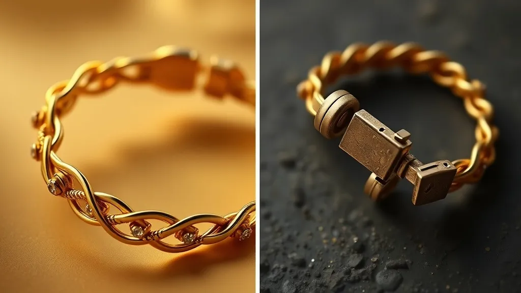 Dream symbol: gold bracelets: symbolism: Connections and Relationships