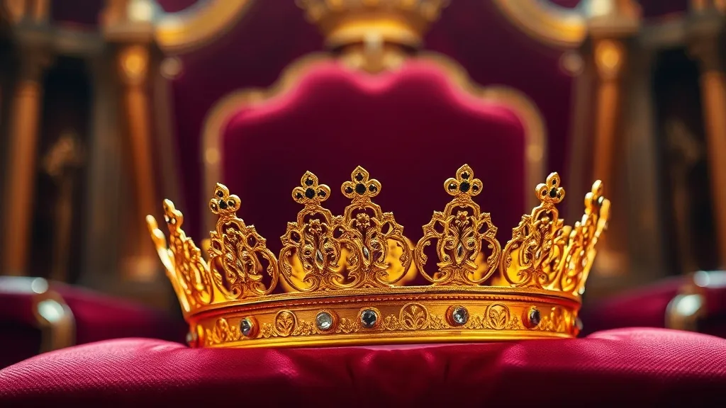 Dream symbol: gold crown: symbolism: Connection to Royalty and Nobility
