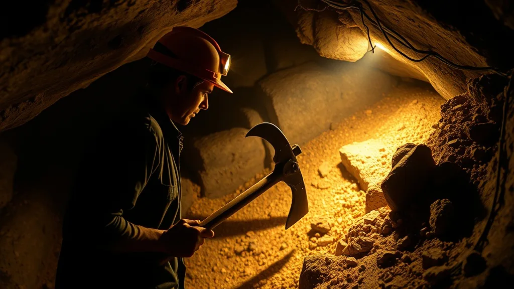 Dream symbol: gold deposits: scenarios: Dream of working in a gold mine