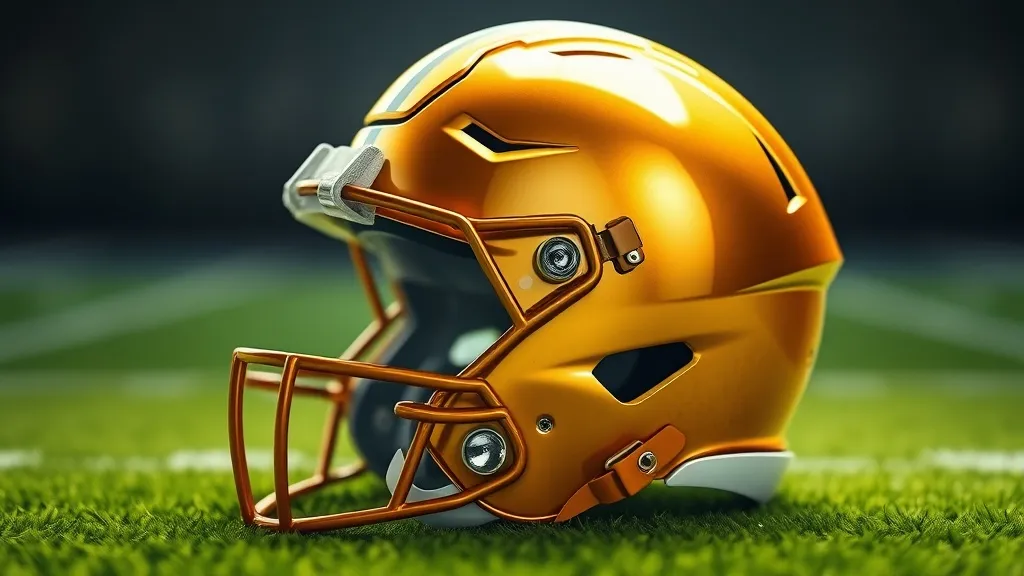 Dream symbol: gold football helmet: symbolism: Protecting Your Goals