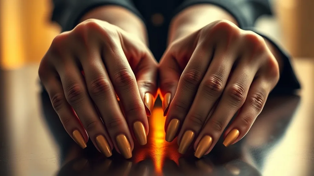 Dream symbol: gold nails: scenarios: Dream about Getting Gold Nails Done