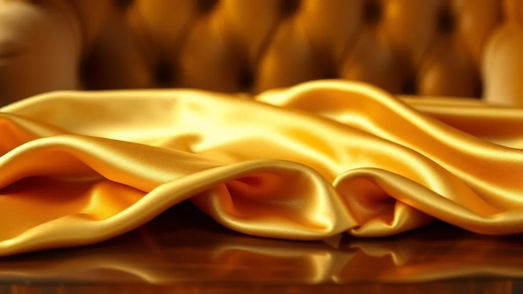 Dream symbol: gold satin cloth: symbolism: Signifier of Opulence and High Social Status