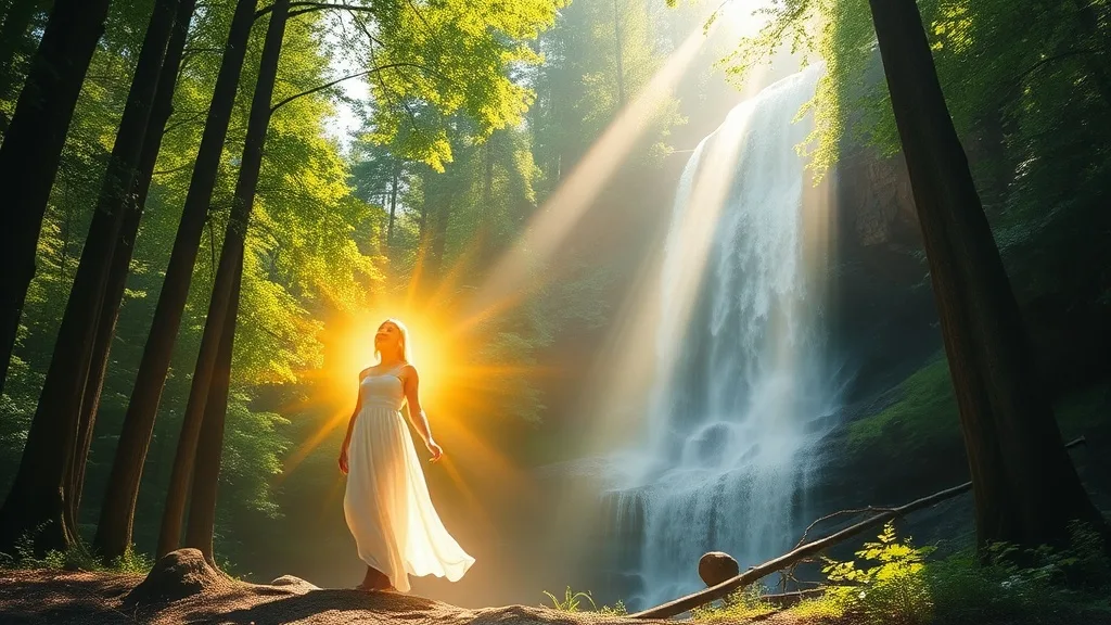 Dream symbol: gold aura: scenarios: Dream of a gold aura in nature