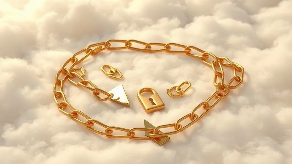 Dream symbol: golden broken chain: symbolism: Release from Emotional Bonds