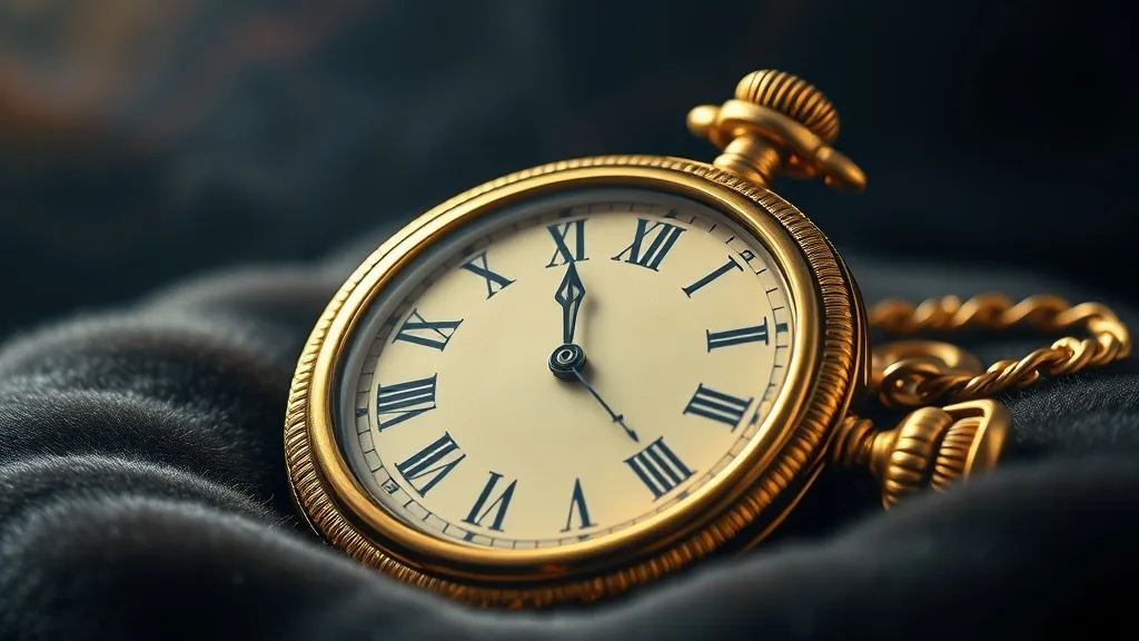 Dream symbol: golden clock: scenarios: Dreaming of a Golden Clock Stopped at a Specific Time
