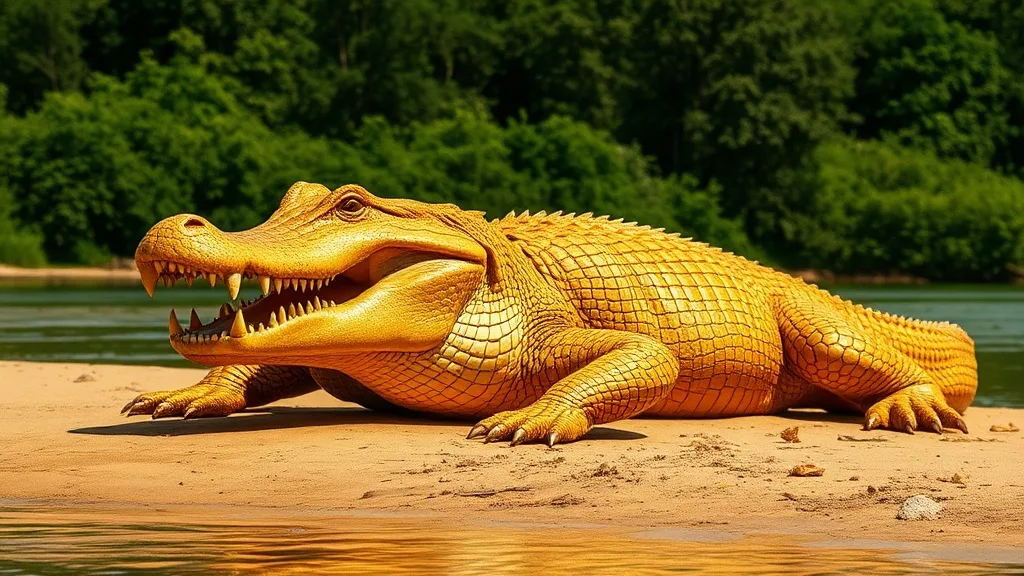 Dream symbol: golden crocodiles: symbolism: Fertility and Creation