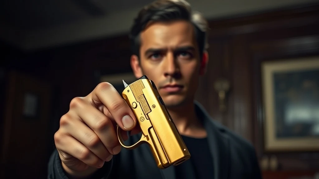 Dream symbol: golden handguns: symbolism: Ambition and Success