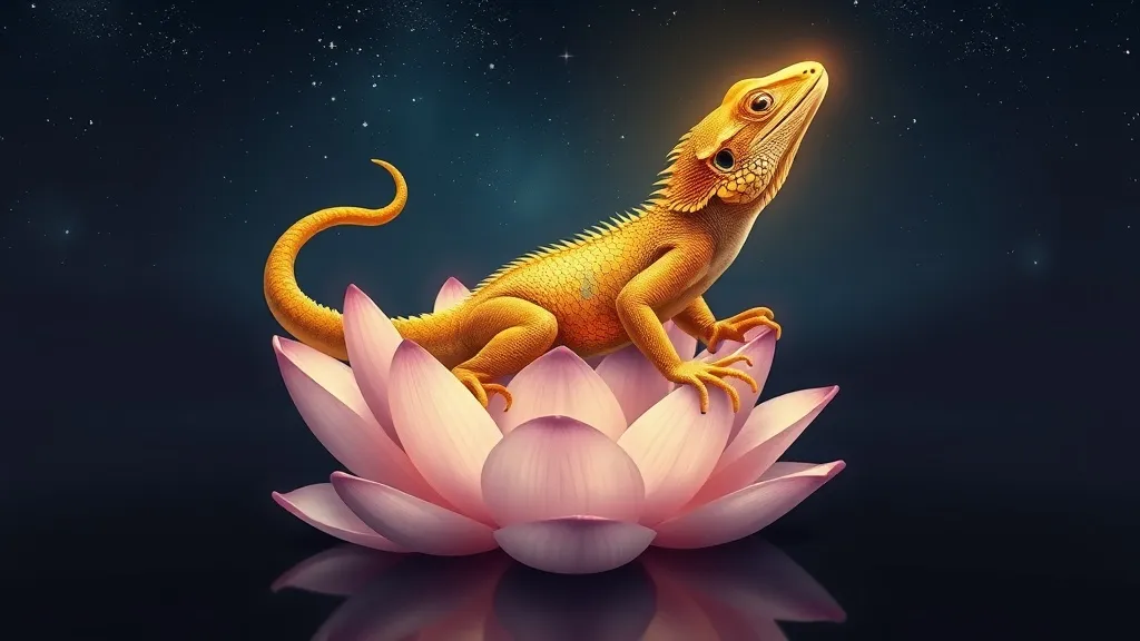 Dream symbol: golden lizard: symbolism: Connection to the Divine Feminine