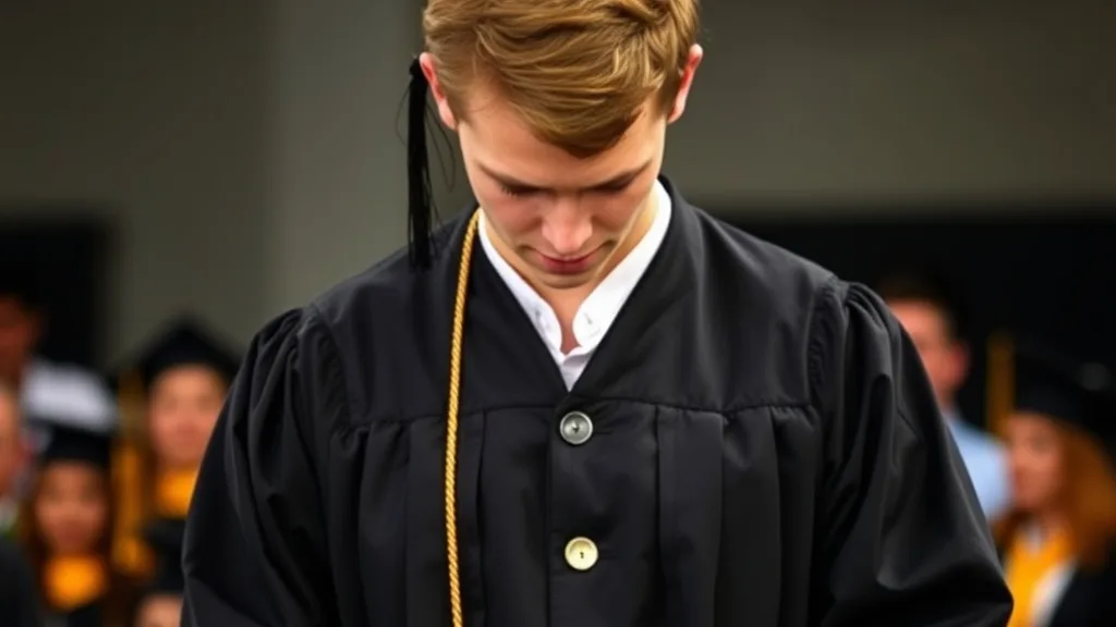 Dream symbol: graduation gowns: scenarios: Dream of a Graduation Gown with Missing Buttons