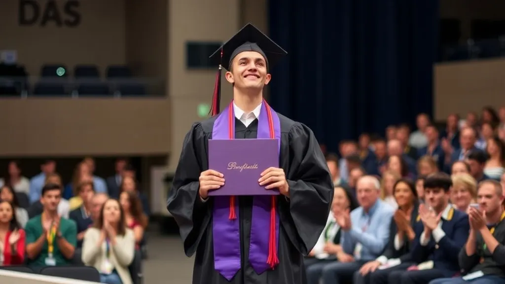 Dream symbol: graduation robe: scenarios: Dream of Wearing a Graduation Robe