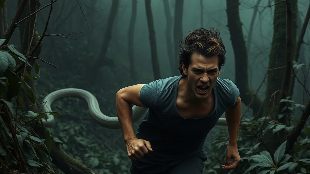 Dream symbol: gray snake: scenarios: Dream of a Gray Snake Chasing You