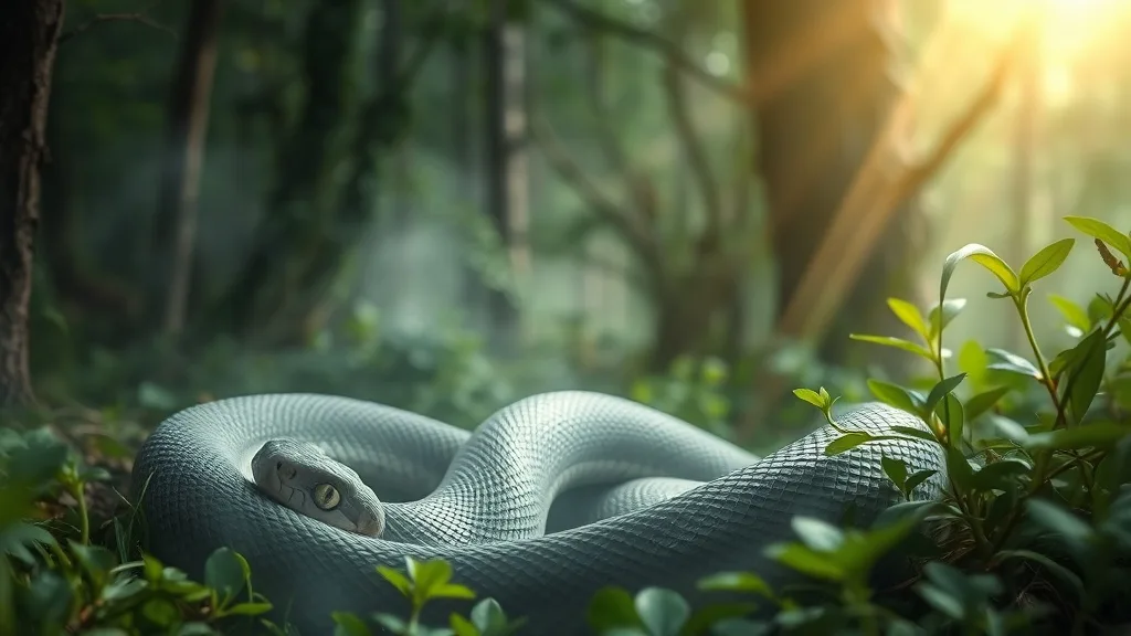 Dream symbol: gray snake: symbolism: Unexpected Change and Transformation