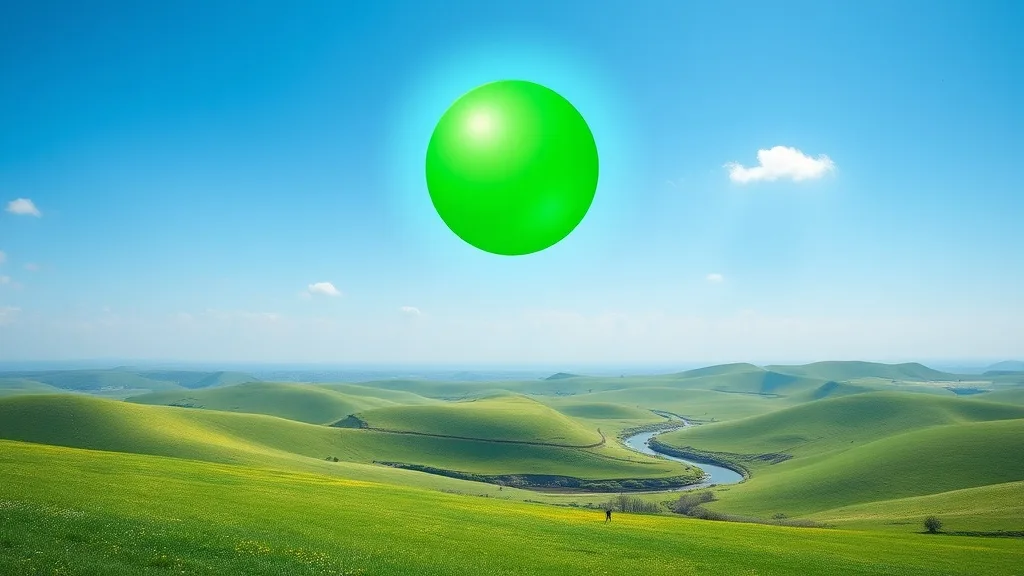 Dream symbol: green ball: scenarios: Dream of a Green Ball in the Sky