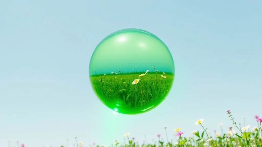 Dream symbol: green ball: symbolism: Renewal and Growth