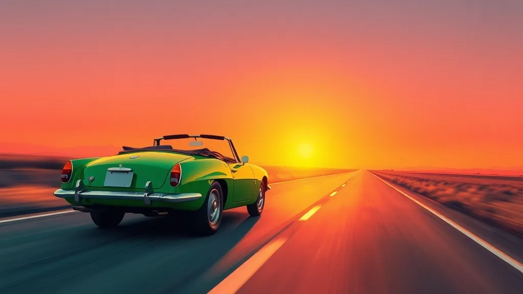 Dream symbol: green car: symbolism: Freedom and Independence