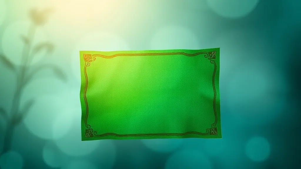 Dream symbol: green certificate: intro