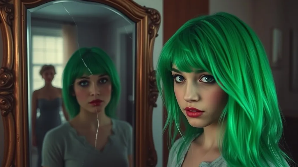 Dream symbol: dyed green hair: scenarios: Dream About Dyed Green Hair and Family Reactions