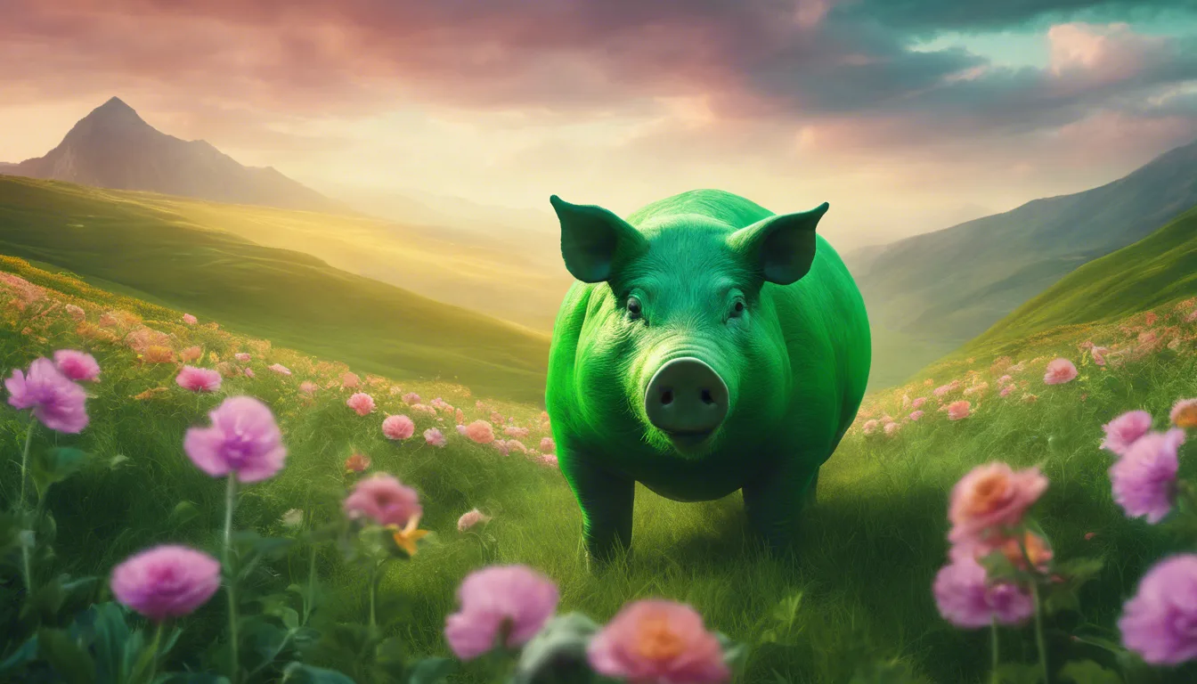 Dream symbol: green pig: intro